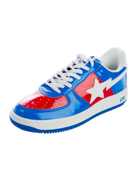 A Bathing Ape Bape STA Marvel Sneakers - Blue Sneakers, Shoes ...