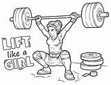Weights Coloring Page Pages sketch template