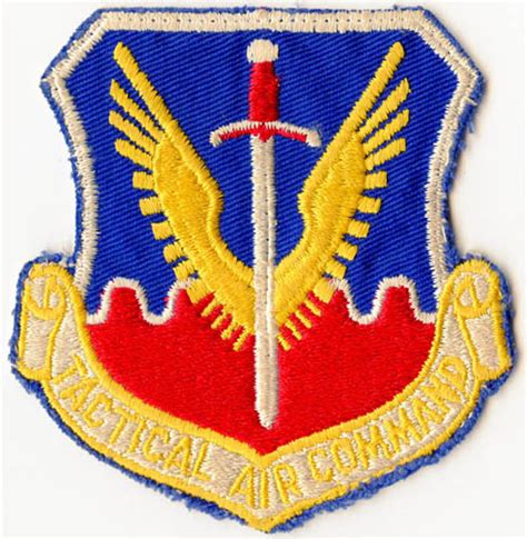 1960s USAF Tactical Air Command Patch in Nice Condition: Flying Tiger Antiques Online Store