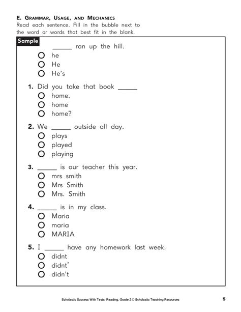 Printable Reading Age Test - Printable Word Searches