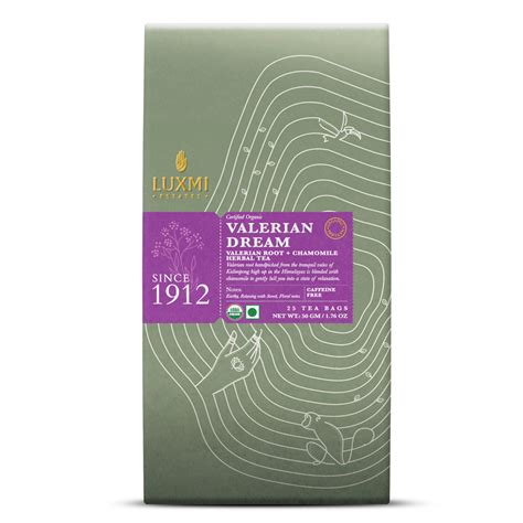 Valerian Dream: 25 Tea Bags - Organic Herbal Tea – Luxmi Estates