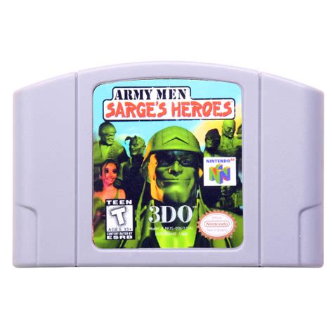 Army Men Sarge's Heroes N64 US Version - Video Game, Game Accessories