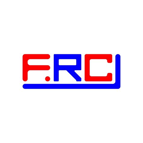 FRC letter logo creative design with vector graphic, FRC simple and ...