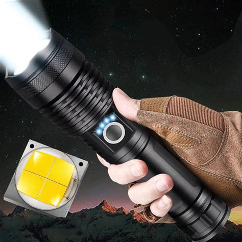 LED Rechargeable Tactical Laser Flashlight 90000 High Lumens – everyfite