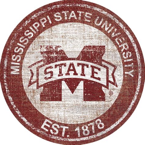 Mississippi State Heritage Logo 24" Round Wall Art in 2022 | Mississippi state, Mississippi ...