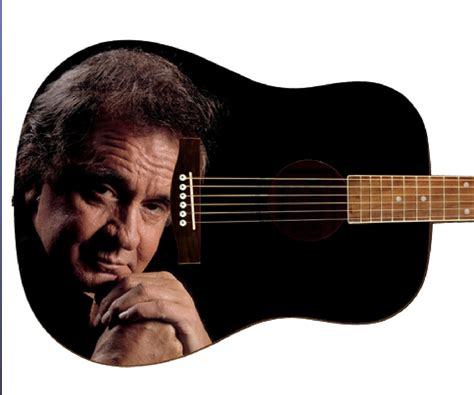 Johnny Cash Custom Guitar | Etsy