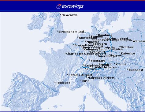 Eurowings route map