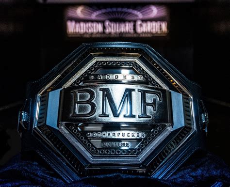 ‘Baddest Motherf***er’ BMF belt revealed for Nate Diaz vs Jorge ...