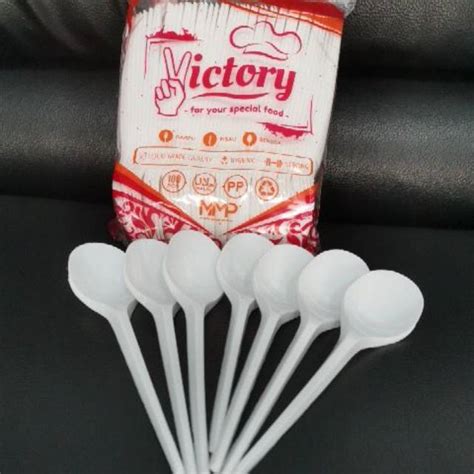 Jual Sendok Makan Plastik Victory - warna doff | Shopee Indonesia