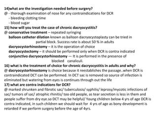 Chronic Dacryocystitis | PPT