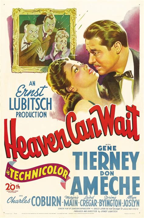 MOVIE POSTERS: HEAVEN CAN WAIT (1943)