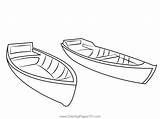 Row Boat Coloring Page sketch template