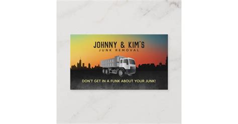 Junk Removal Slogans Business Cards | Zazzle