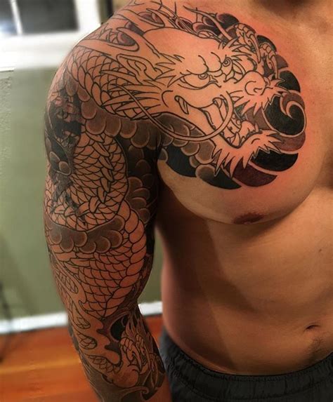 #ryu progress | Tatuagem japonesas de dragão, Tatuagem de dragão, Tatuagem japonesa