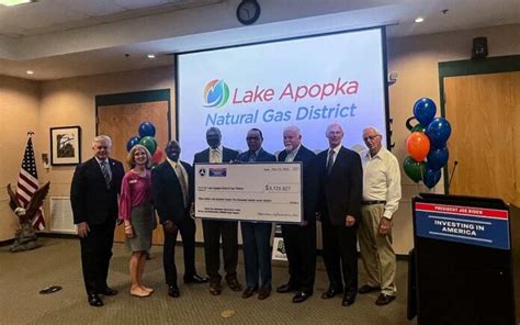 Lake Apopka Natural Gas District Receives $3.1 Million Grant From U.S. Department of ...