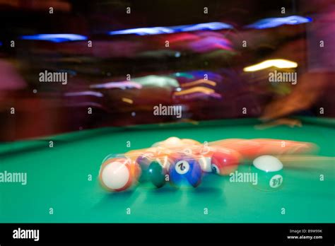 snooker, pool table Stock Photo - Alamy