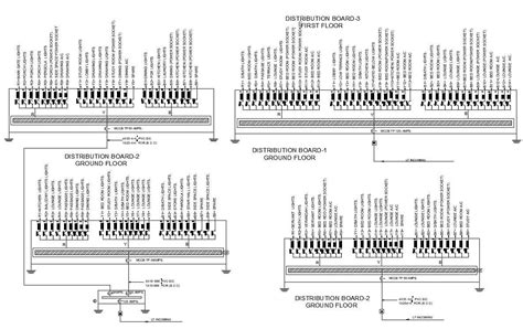 Best 2d Cad File Electrical Distribution Board Design Autocad Drawing ...