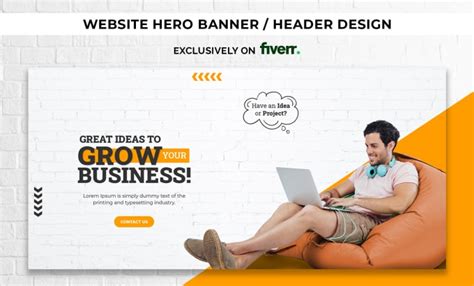 Design a professional website hero banner or header by Akashdesign97 | Fiverr