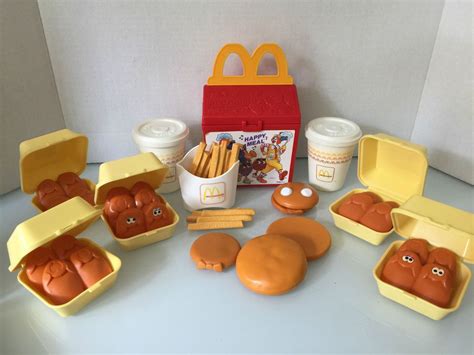 22 Vintage McDonald’s Fisher Price play food Happy Meal Chicken McNuggets Fries | eBay | Happy ...