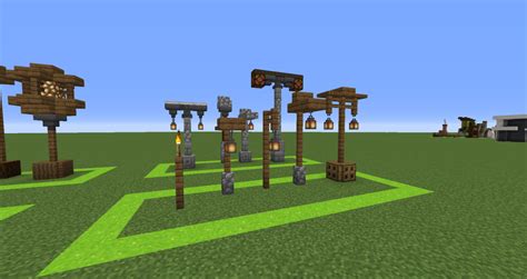 17 Lantern Designs + Tutorial Minecraft Map