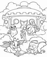 Neopets  Faerieland Colouring Pages sketch template