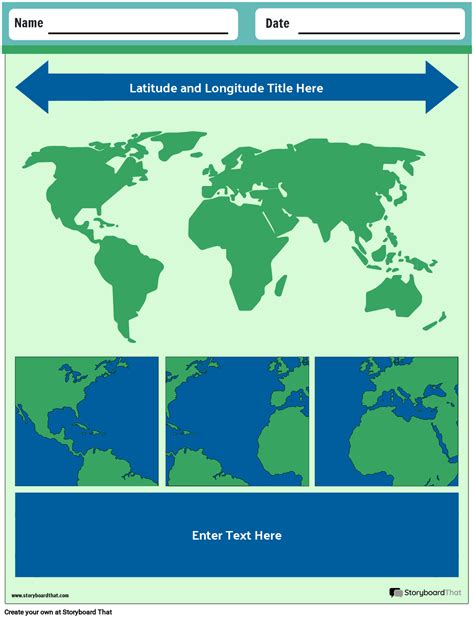 World Map With Longitude And Latitude Worksheet