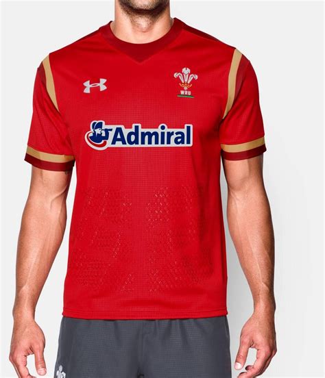 Men’s WRU 15/16 Supporters Replica Jersey, Red, zoomed image | Mens tops, Men, Rugby shorts