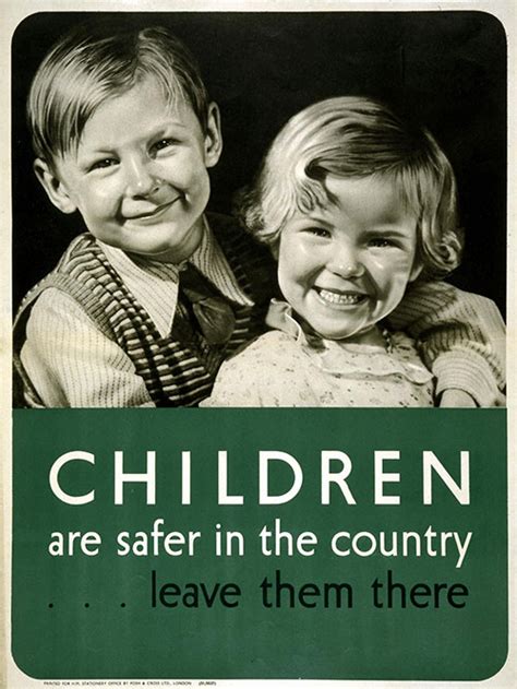 Ww2 Evacuation Posters