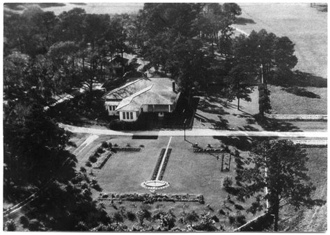 Aerial View of the Pinehurst Ranch - The Portal to Texas History