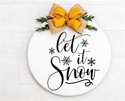 Let It Snow Svg. Christmas Svg. Winter Svg, Cricut, Silhouette ...