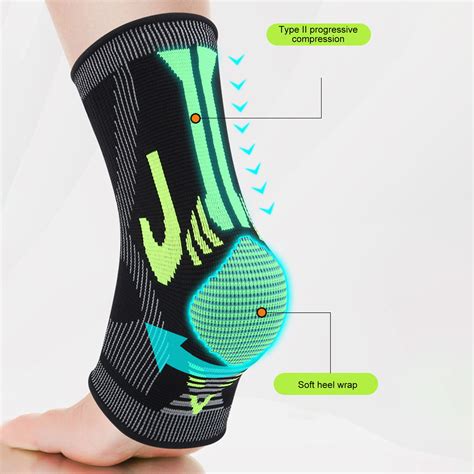 GoldHub Sports Ankle Brace Sock Pressure Protection Great Breathability ...