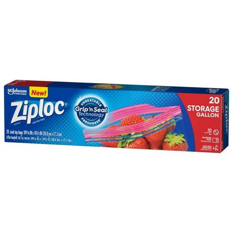 Ziploc Storage Bags 20s (Gallon Size) | Lazada PH