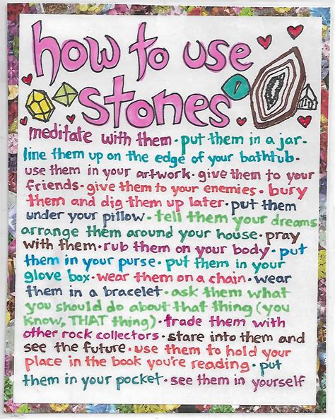 How to Use Stones - Inspirit Crystals