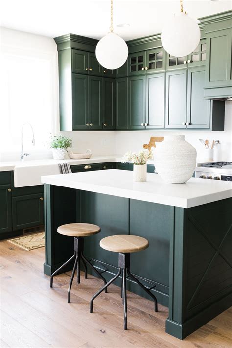 Favorite deep green cabinet colors — 3A DESIGN STUDIO