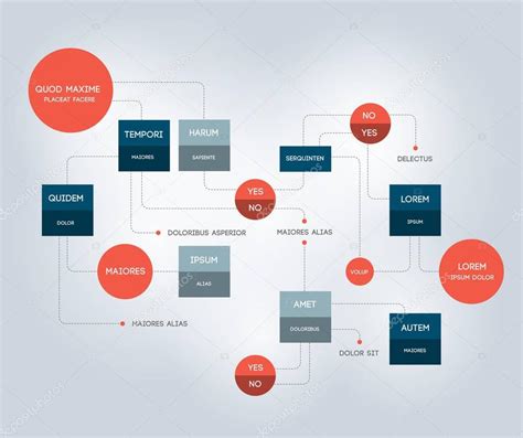 Flowchart. Template, scheme, diagram, infographic. — Stock Vector ...