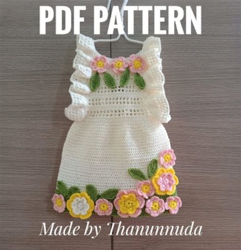 Crochet Baby Dress Pattern summer Dress Pattern Summer - Etsy