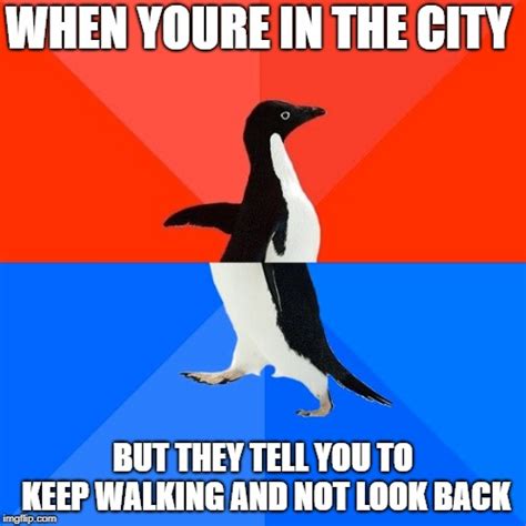 Socially Awesome Awkward Penguin Meme - Imgflip