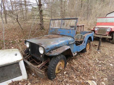 Lot 31P – Willys CJ3A Jeep for Project or Parts | VanderBrink Auctions