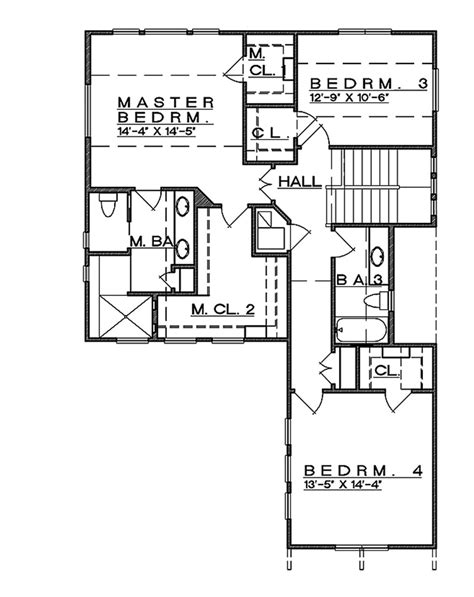 Contemporary Style House Plan - 4 Beds 3 Baths 2400 Sq/Ft Plan #935-7 ...