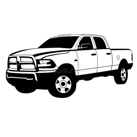 Ram Truck Vehicle Template Stock Illustrations – 12 Ram Truck Vehicle ...