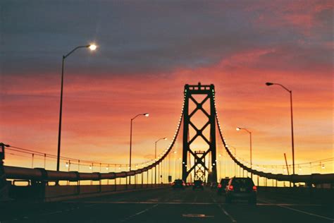 bay bridge | amazing sunset on the drive home. | sandy lynn davis | Flickr