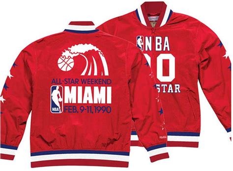 Mitchell & Ness Men Nba All Star History Warm Up Jacket | Hoodie jacket men, All star, Retro jacket