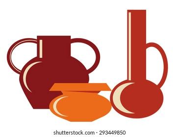 Three Different Shapes Ceramic Jug Stock Vector (Royalty Free) 293449850 | Shutterstock