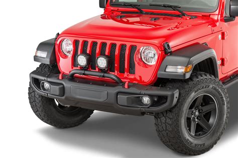 Mopar 3 Piece Rubicon Steel Front Bumper for 18-24 Jeep Wrangler JL ...