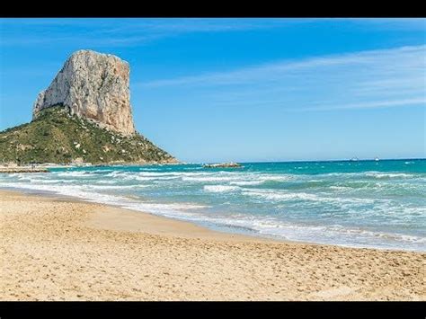 Places to see in ( Alicante - Spain ) Calpe beach - YouTube