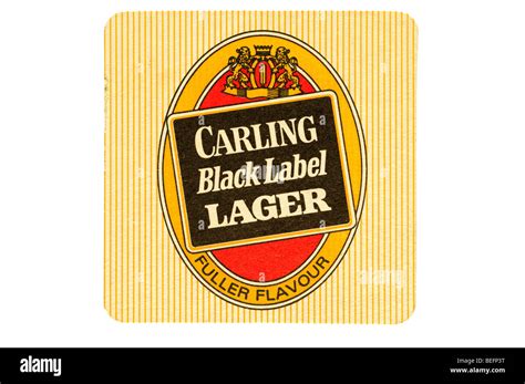 carling black label fuller flavour Stock Photo - Alamy