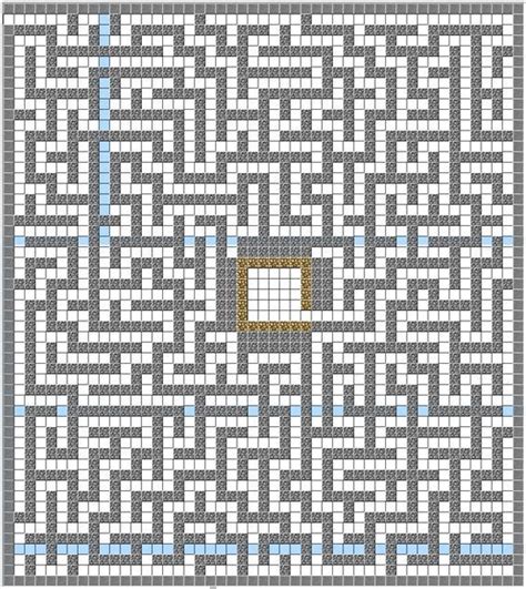 This is a picture of the maze. I used Minecraft Structure Planner. Lego ...