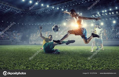 Soccer best moments. Mixed media Stock Photo by ©SergeyNivens 181278194