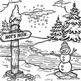 North Pole Coloring Pages  Free & Printable sketch template