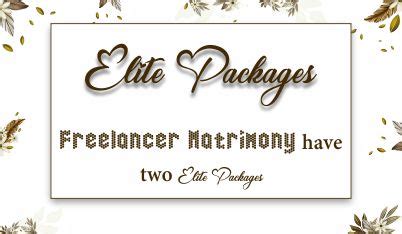 Freelancer Matrimony | Membership Plans